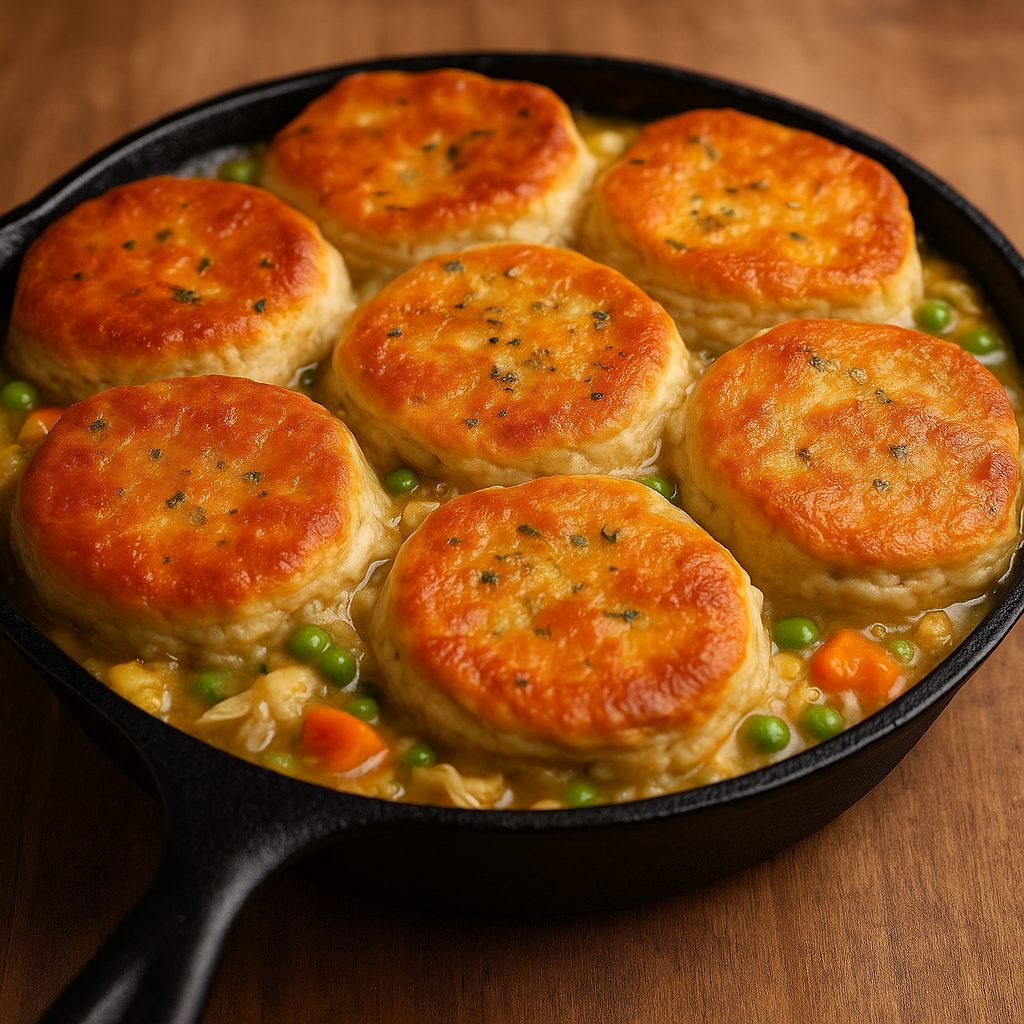 Biscuit Pot Pie: A Rustic Comfort Classic