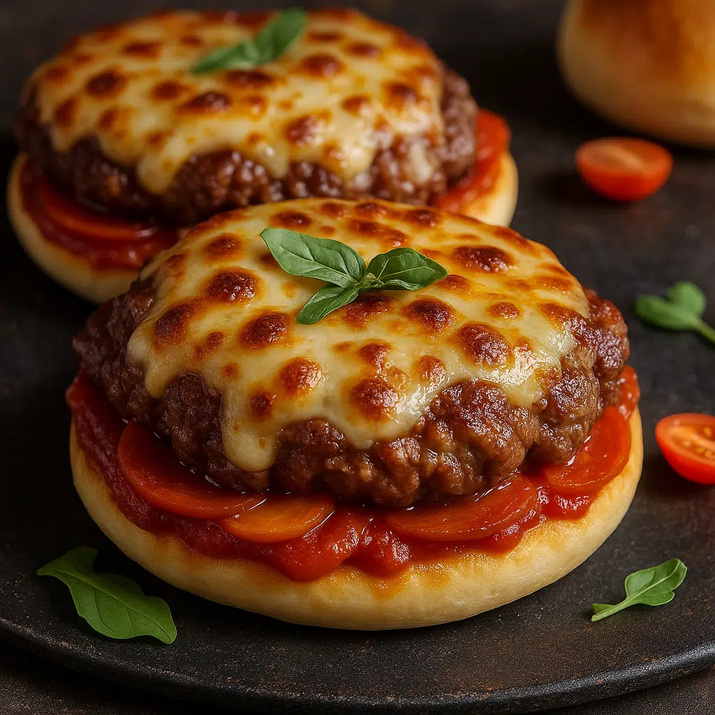 Gourmet Pizza Burgers Recipe