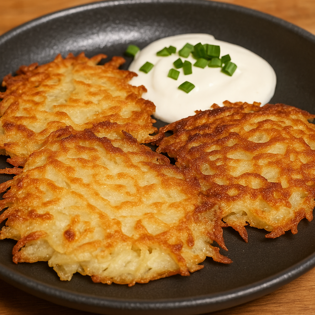 Crispy Potato Pancakes (Latkes)